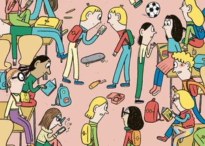 "Die große Ulf-Detektiv-Ausstellung" von Tanja Esch beim Comicfestival, © Tanja Esch