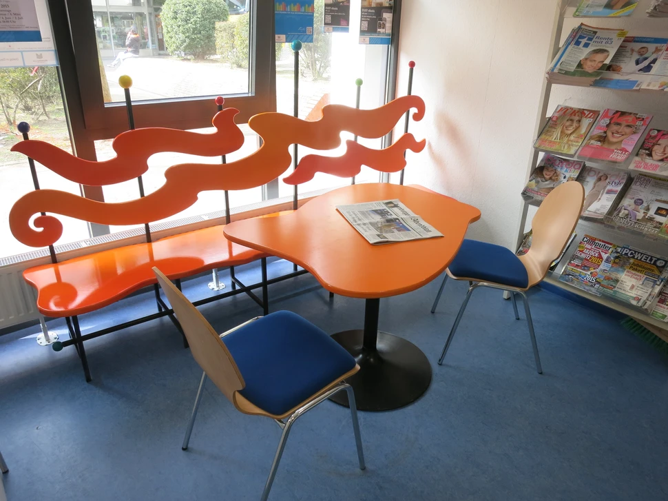 Die Zeitschriftenecke in der Bücherhalle Mümmelmannsberg