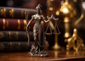 Justitia Figur