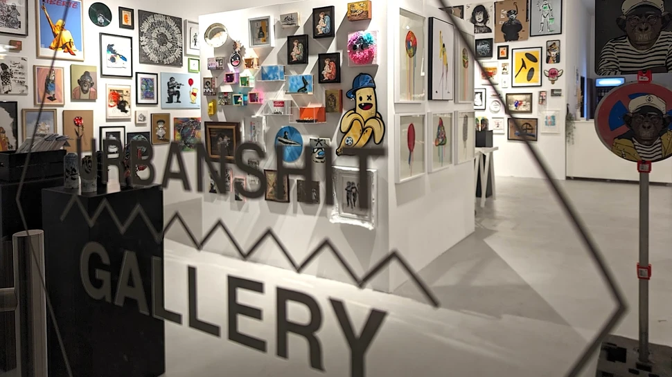 Das Bild zeigt einen Ausschnitt der Urban Art Edition Ausstellung