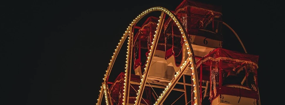 Weihnachtliches Riesenrad, © Mariya / pixabay.com