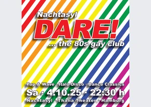 DARE! Banner - 4.10.2025 - Nachtasyl - Thalia Theater - Hamburg