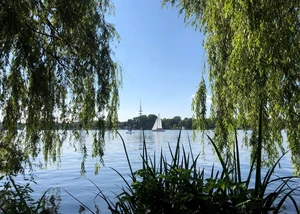 Außenalster Blick auf die Außenalster