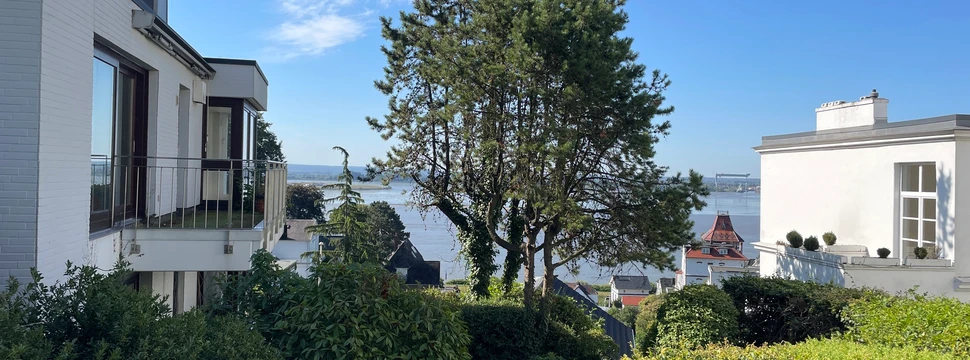 Wohnhäuser im Treppenviertel in Blankenese