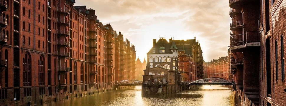 Speicherstadt, Blick auf das Fleetschlösschen