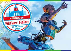 Maker Faire Hannover mit mechanischer Ballerina Mechanische Ballerina tanzt