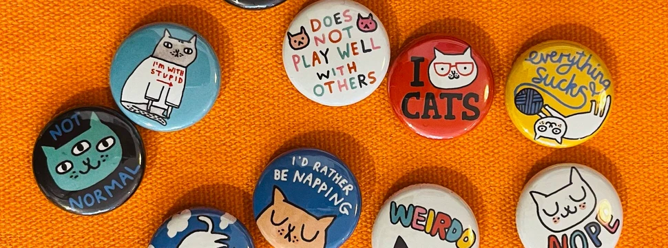 Diverse Buttons aus dem Laden