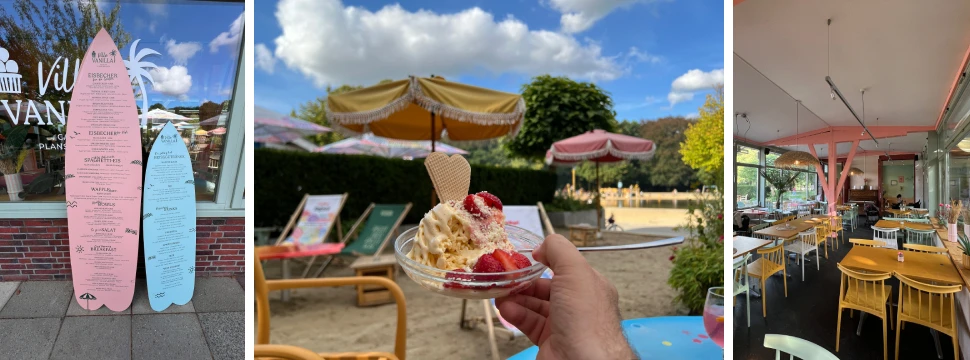Villa Vanilla am Planschbecken im Stadtpark Hamburg