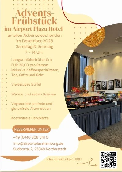Advent Frühstück für Langschläfer vor den Toren Hamburgs