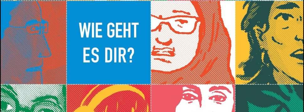 Titel der Anthologie "Wie geht es dir?"