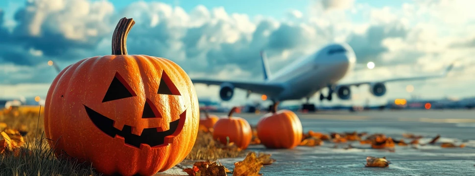 Halloween am Flughafen, © Adobe Stock