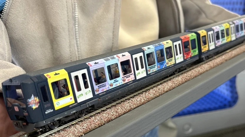 Hamburger S-Bahn Modell im Maßstab 1:87