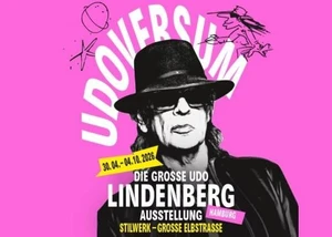 Plakatmotiv der Udo Lindenberg Ausstellung im stilwerk Hamburg