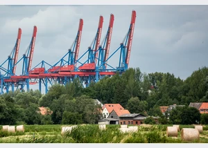 Ansicht auf Moorburg