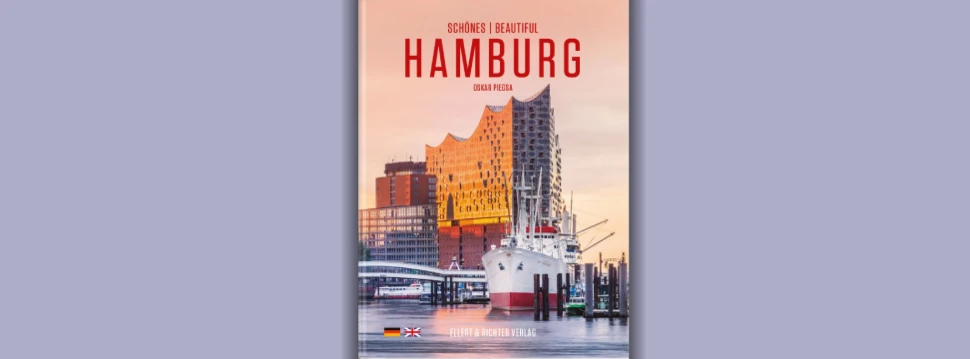 Buch "Schönes Hamburg" von Oskar Piegsa aus dem Ellert & Richter Verlag, Cover