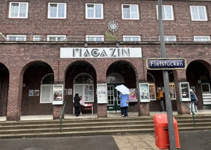 Der Eingang des Magazin Filmkunst Kinos