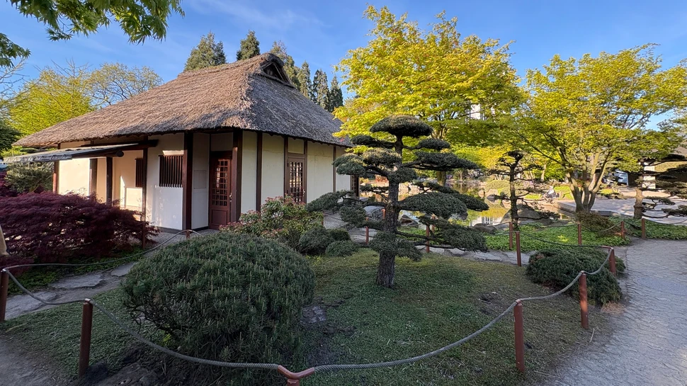 Japanischer Garten in Planten un Blomen mit Teehaus