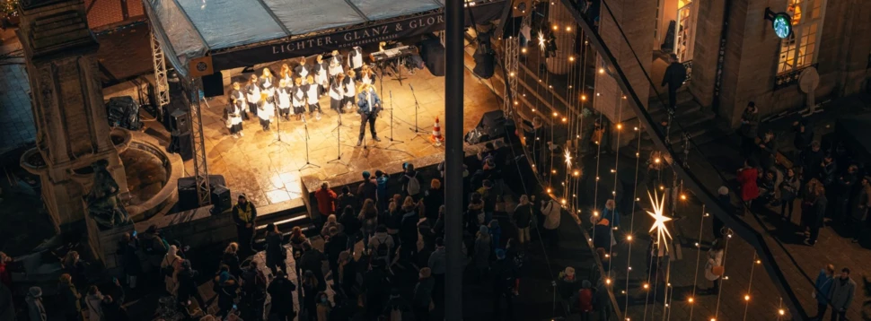 Kinderchor auf der Mönckebergstraße, © Otto Wulff BID