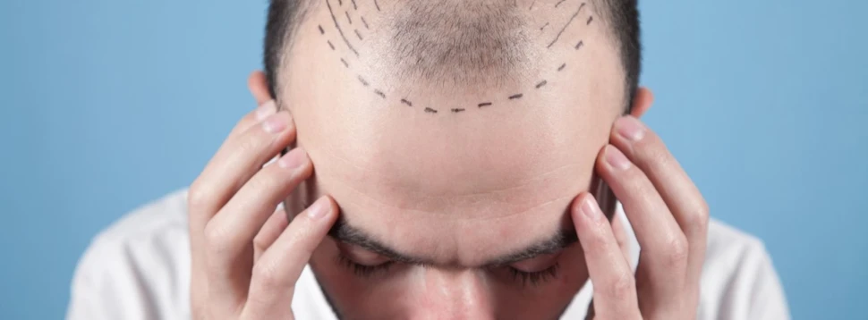 Vorbereitung auf eine Haartransplantation, © iStock.com/Andranik Hakobyan