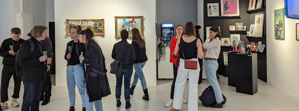 Das Bild zeigt einen Ausschnitt der Urban Art Edition Ausstellung