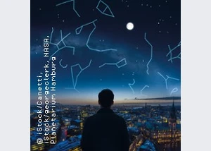 Sternenhimmel über Hamburg live