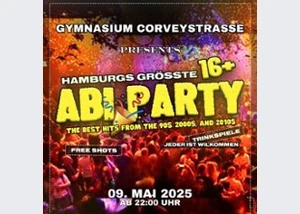 Abi-Party 16+ Hamburg | Gymnasium Corveystraße