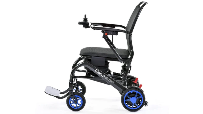 Faltbarer Q50 R Carbon Elektrorollstuhl aus Carbon von Sunrise Medical Faltbarer Q50 R Carbon Elektrorollstuhl aus Carbon, © ClevR Mobility®
