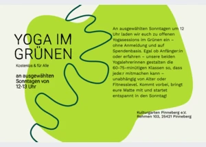 Yoga im Grünen