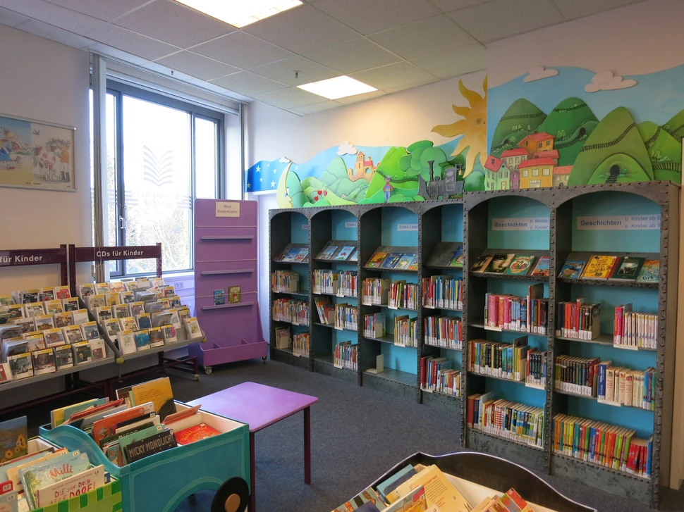 Der Kinderbereich in der Bücherhalle Niendorf Der Kinderbereich in der Bücherhalle Niendorf