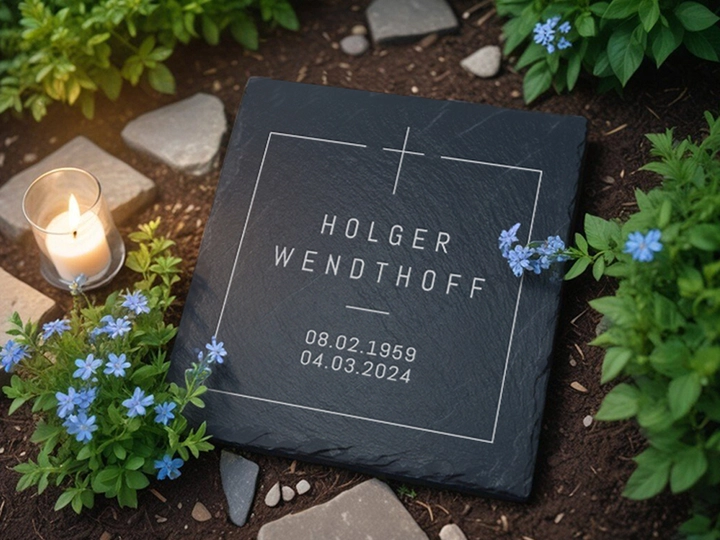 Galerie-Bild 2: MEMORIAM Gedenktafeln aus Hamburg von MEMORIAM Gedenktafeln - Manufaktur für Grabtafeln aus Schiefer 