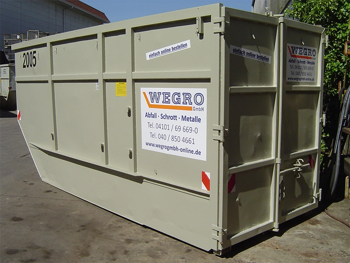 Galerie-Bild 2: WEGRO GmbH aus Rellingen von Wegro GmbH (Containerdienst - Abfall, Schrott & Metalle)