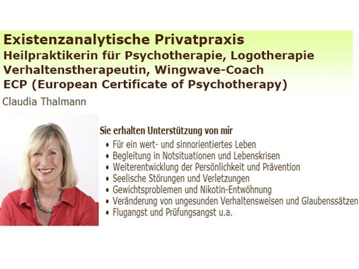 Galerie-Bild 1: Claudia Thalmann aus Hamburg von Claudia Thalmann , Heilpraktikerin für Psychotherapie