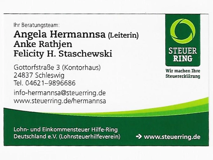 Galerie-Bild 1: Felicity Staschewski aus Rendsburg von Lohn- u. Einkommensteuer Hilfe-Ring Deutschland eV (Lohnsteuerhilfe)