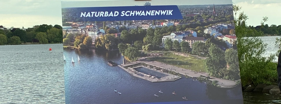 Visualisierung des Naturbads Schwanenwik