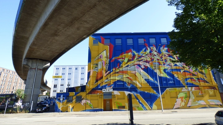 Galerie-Bild 3: S-Bahn Hammerbrook mit Mural