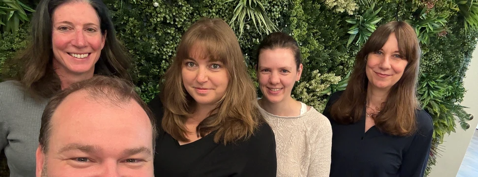 Anja Rose, Sandra Dalen, Christian Altstaedt, Julia Woldt und Annika Reinhard