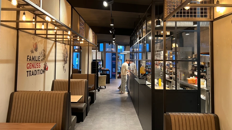 Innenraum vom Restaurant Four Brothers Kitchen in Hamburg Winterhude