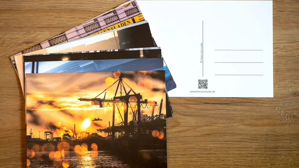 Postkarten-Set mit 10 Postkarten mit Hamburg Motiven