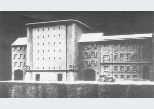 Entwurf für das Bunkerhaus Eimbütteler Straße 36