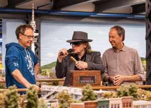 Udo Lindenberg startet den Panik Express im Miniatur Wunderland Hamburg