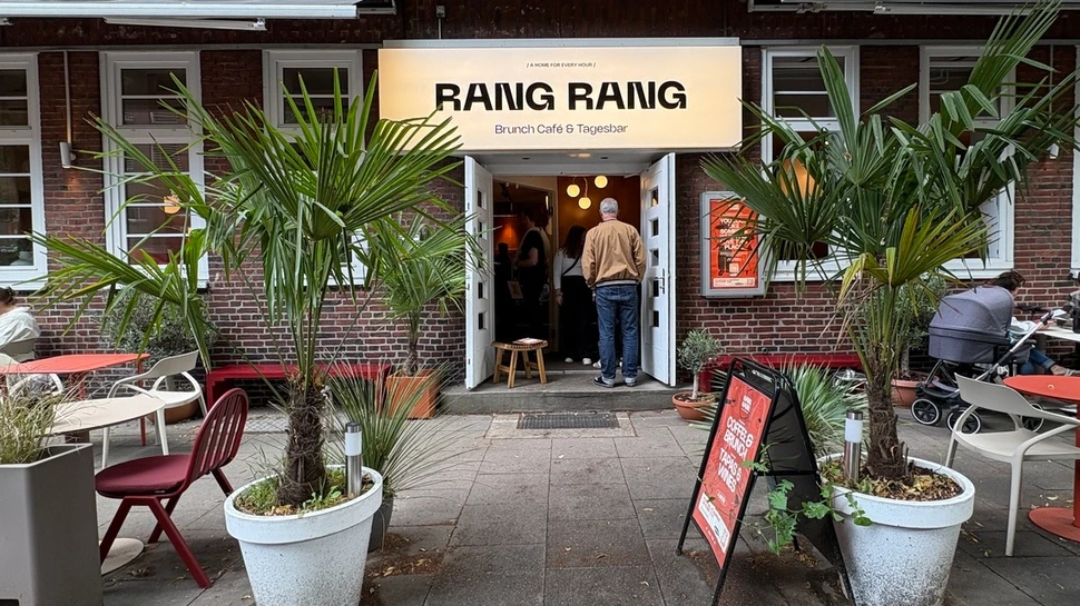 Eingangsbereich Rang Rang Brunch Café & Tagesbar in Winterhude