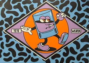 Kunstwerk von Yeye Weller in der Affenfaust Galerie