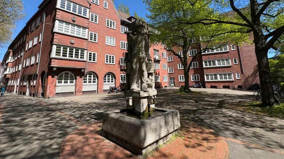 Hummelbrunnen in der Hamburger Neustadt
