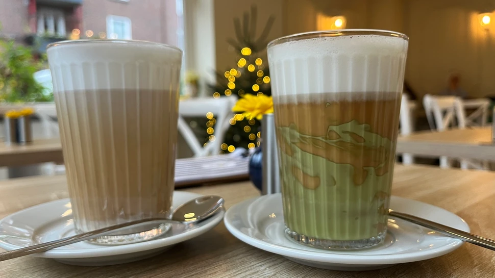 Latte Macchiato und Pistachio Latte