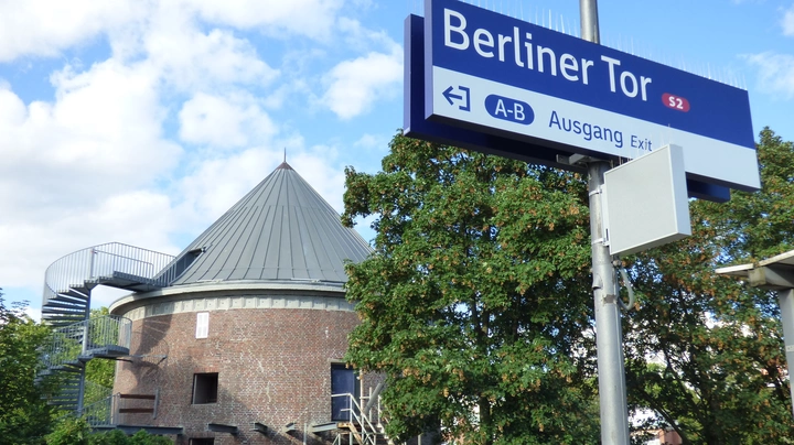 Galerie-Bild 1: Rundbunker am Berliner Tor in Borgfelde