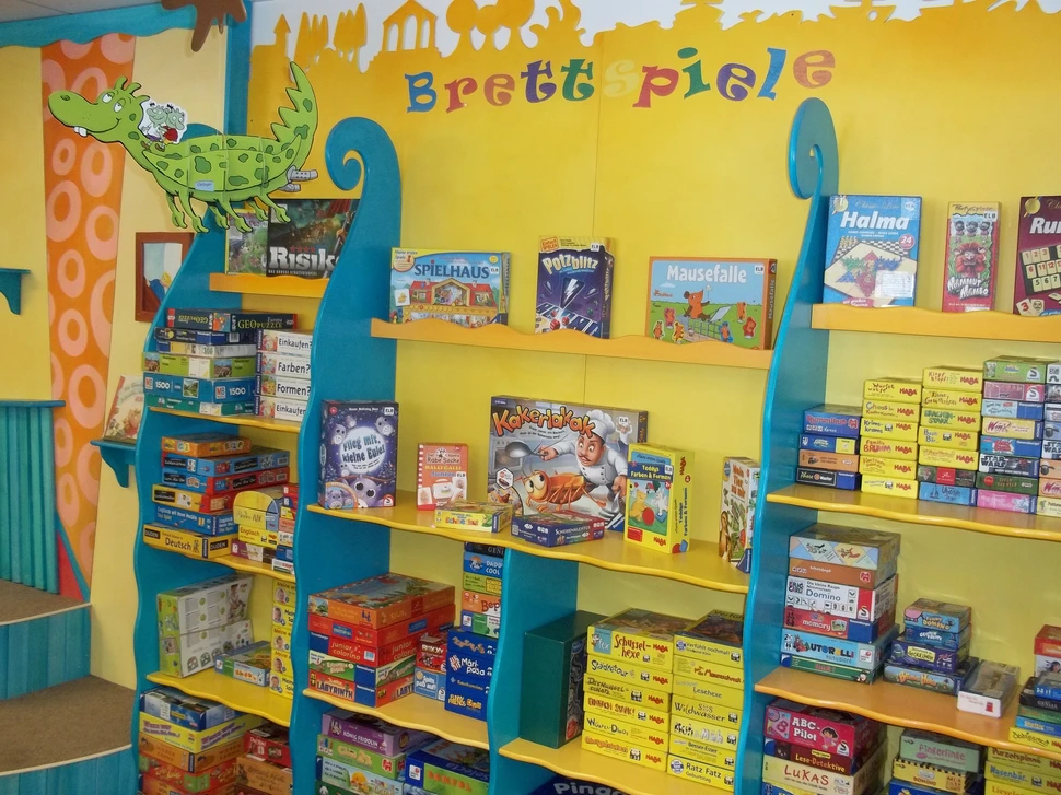 Die Spieleecke in der Bücherhalle Elbvororte Die Spieleecke in der Bücherhalle Elbvororte