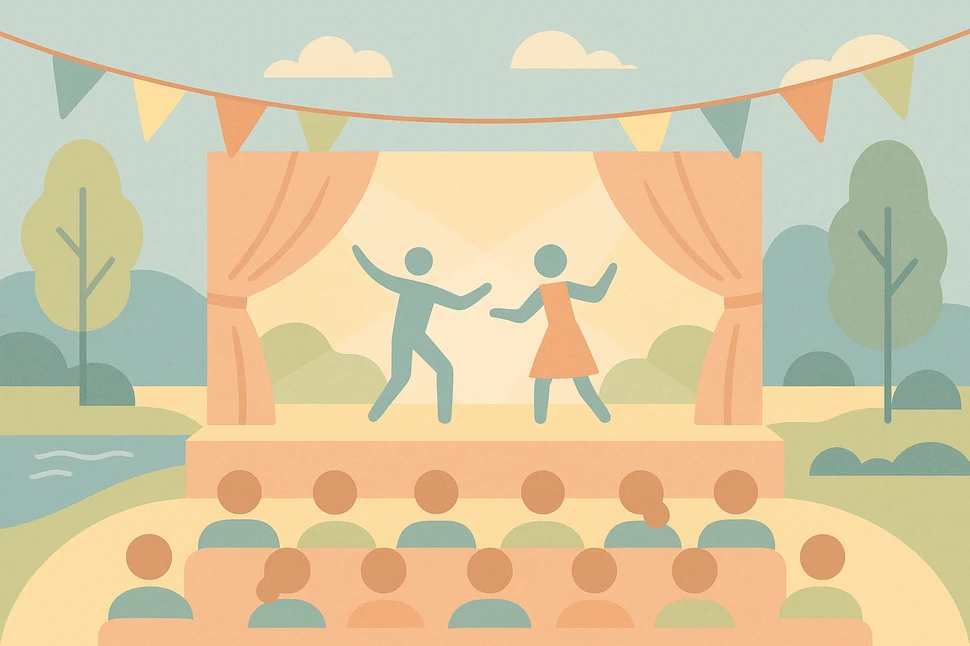 Theatervorstellung im Freien Theatervorstellung im Freien