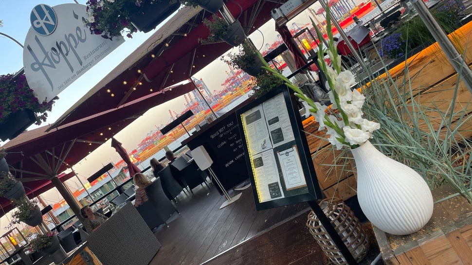 Terrasse von Hoppe's Restaurant