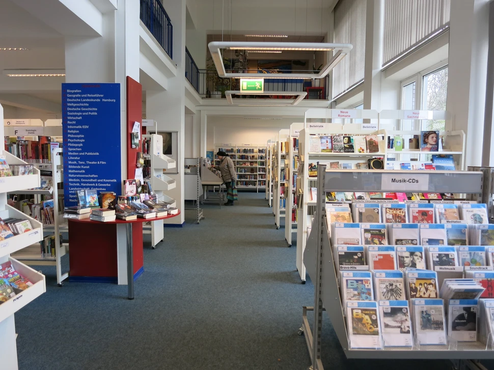 Die Bücherhalle Holstenstraße Die Bücherhalle Holstenstraße