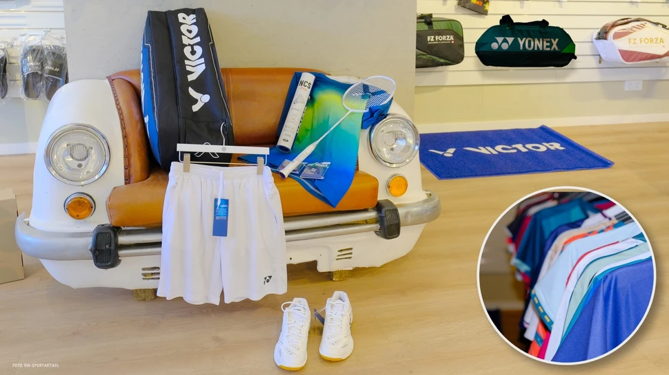 Gute Badmintonschuhe, passende Bälle und sinnvolles Zubehör gehören zur Grundausstattung.